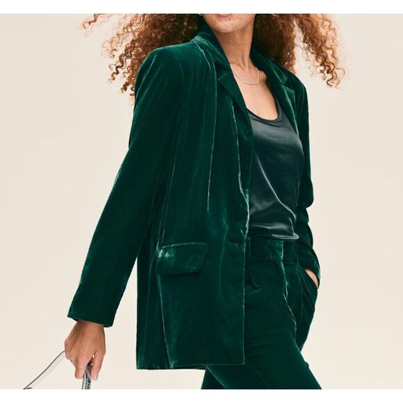 Old Navy NEW Party Blazer Black Velvet XXL Tall 752079 holiday evening event - Picture 12 of 12